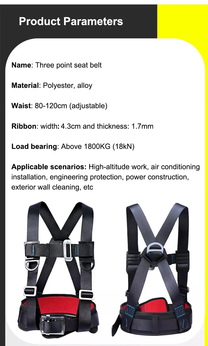 Three Point Half Body Work Safety Belt - Image 3