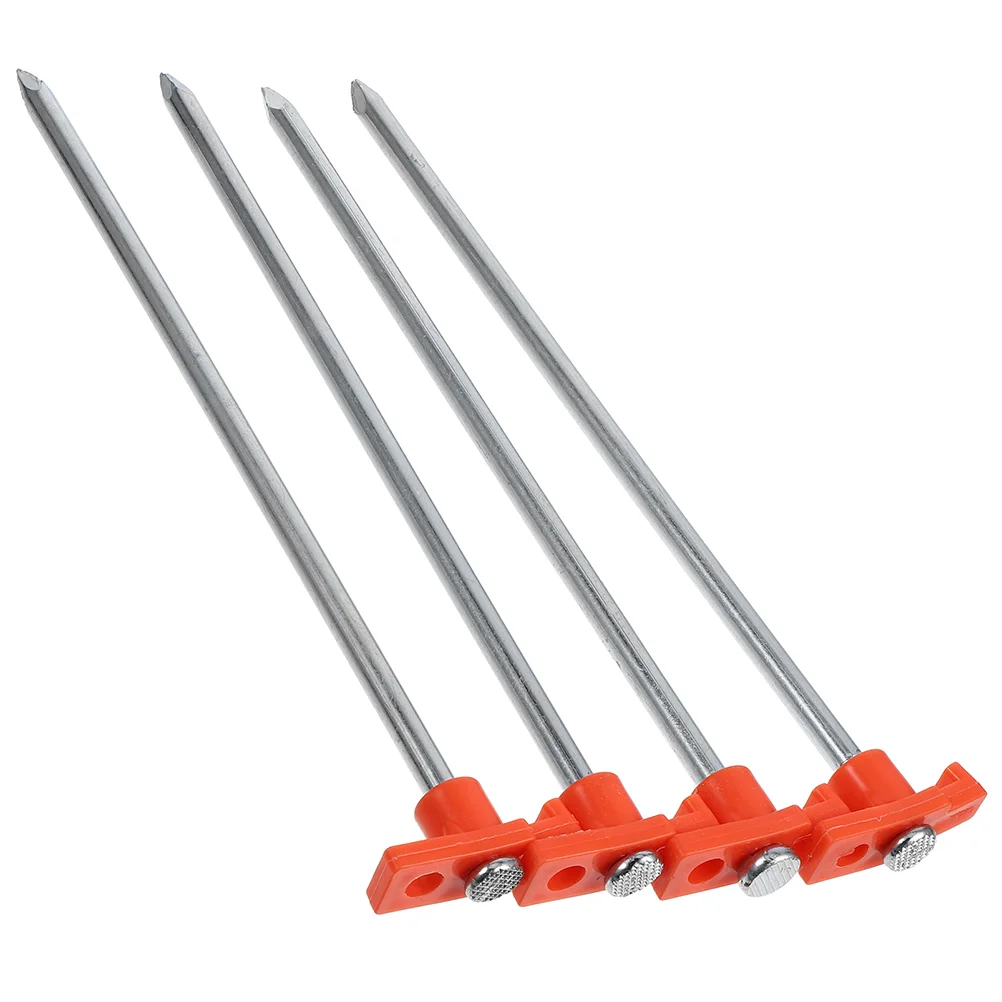 

6 Pcs Tent Stakes for Gardening Ground Pile Plant Outdoor Decorations Heavy Duty