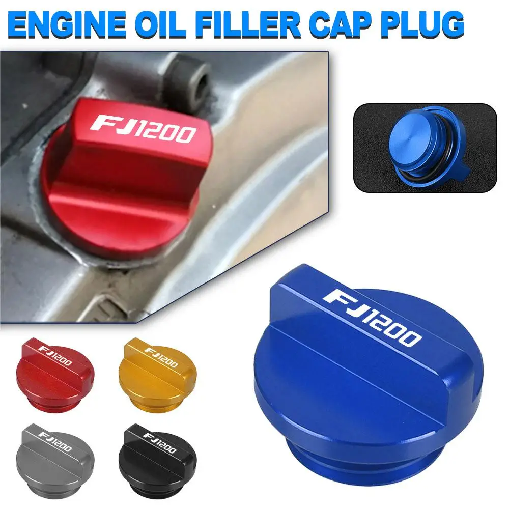 

M27*3.0 Engine Oil Filler Cap Plug Screws Cover For YAMAHA FJ1200 1991 1992 1993 FJR1300 2003 2004 2005-2023 FJ 1200 FJR 1300