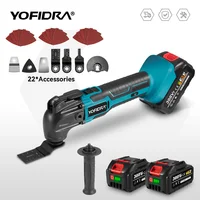 Oscillating Multi Tool 20000PM Cordless Level 6 Vibration Woodworking Tool Electric Decoration Trimmer for Makita 18v Battery 1