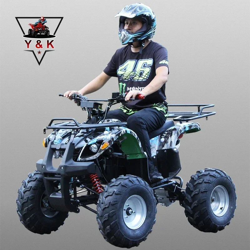 4WD Automatic Shaft Drive Electric Atv 4x4 Electric ATV 750W 48V 4wheeler Quad Bike Motor For Adults 3 phase 380v 750w 1hp 1 5a 600hz new vfd007e43t vfd e inverter ac motor drive