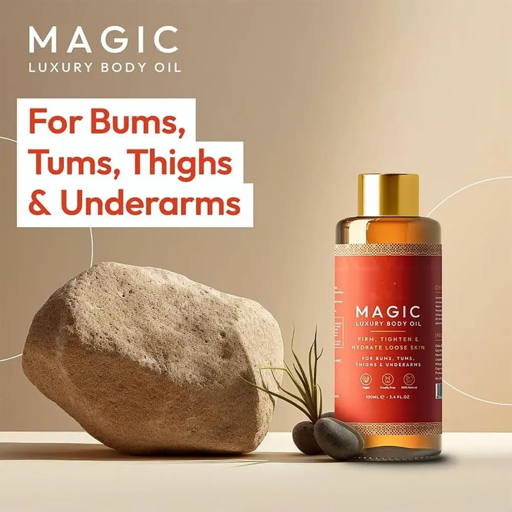 100ml Plumps Magic Body Oil Firms Tightens Magic Body Firming Oil Chest Thighs Hydrates Skin Moisturizer