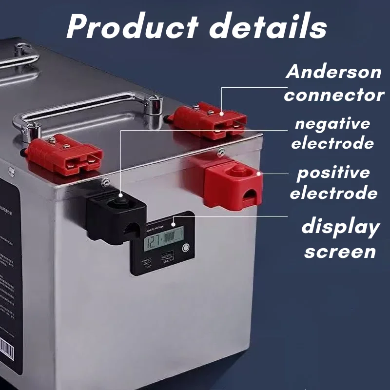 48V Portable Backup Power Module with Charger for Energy Storage Systems