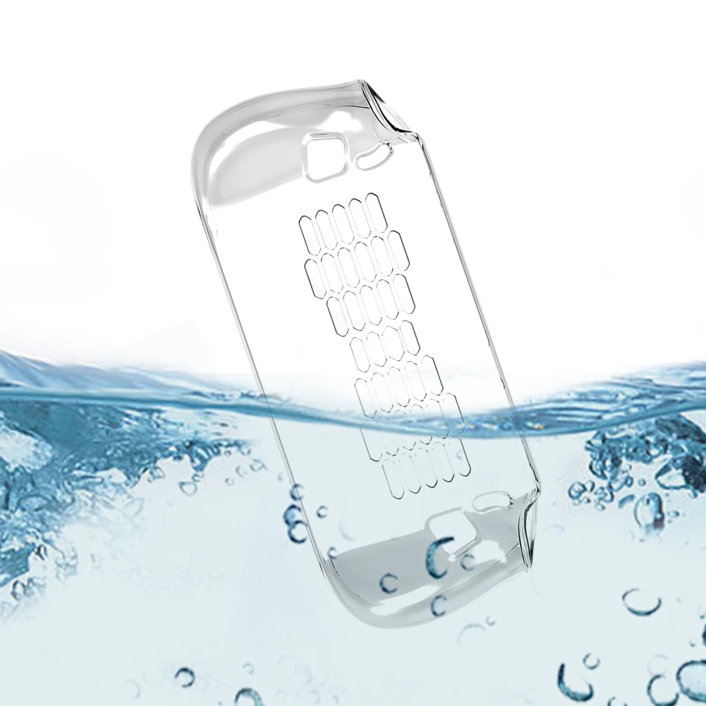 For Lenovo Legion Go S Console TPU Clear Case Breathable Cooling Shell Shockproof Protection Case Anti-Scratch Protector Cover