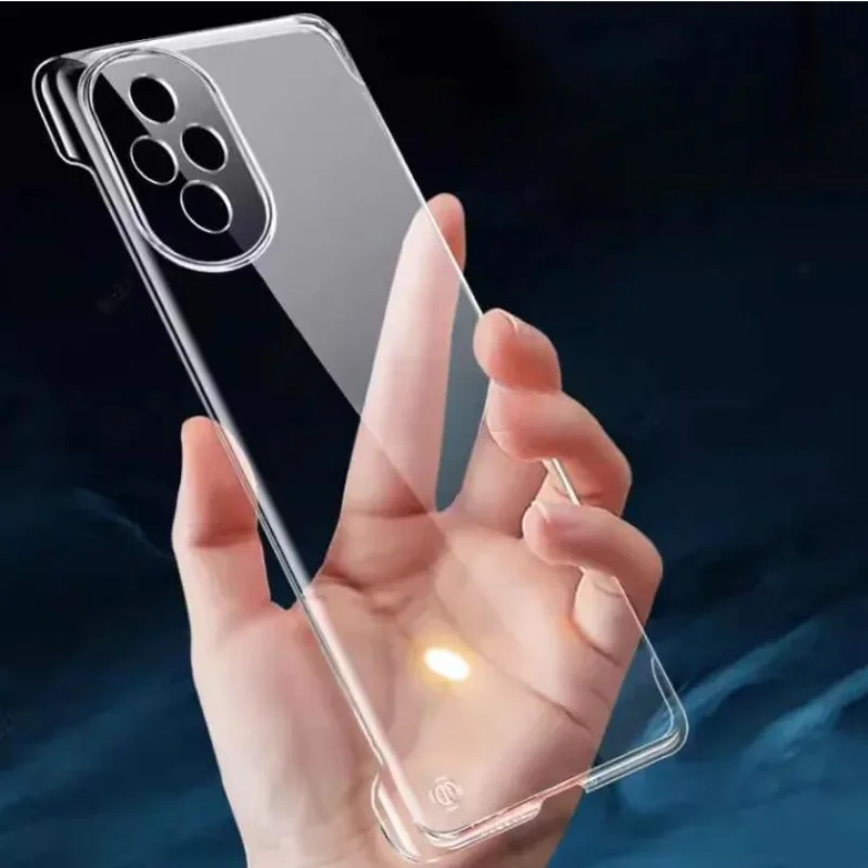 Frameless Slim Clear Hard PC Case For Honor 200 Pro ShockProof Coque Phone Cases For Honor200 200Pro Back Cover Shell 2