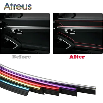 Auto Porta Cruscotto Decorazione Strisce Adesivo per Volkswagen VW Polo 6r 9n Golf 7 6 5 4 3 8 Mk4 Mk5 Mk7 Mk2 Mk3 Gti MK8 Caddy T4