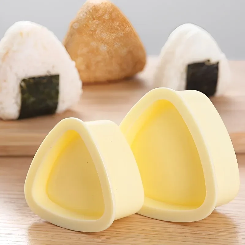 

Kitchen DIY Sushi Mold Sushi Maker Onigiri Rice Ball Food Press Triangular Sushi Maker Mold Japanese Bento Kitchen Gadget Sets