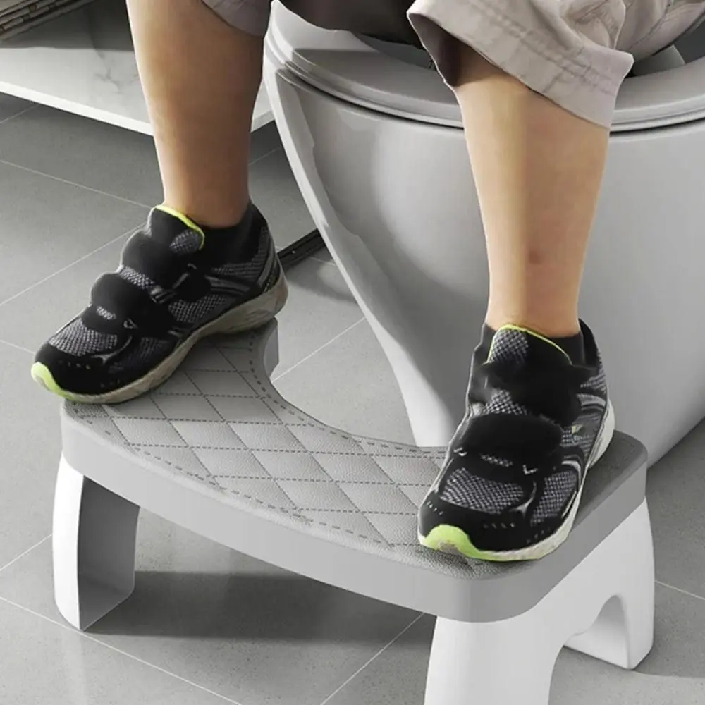 Plastic Toilet Squat Stool Bathroom Accessories Removable 4colors Foot Stool Portable Non-slip Toilet Seat Stool Adult 2