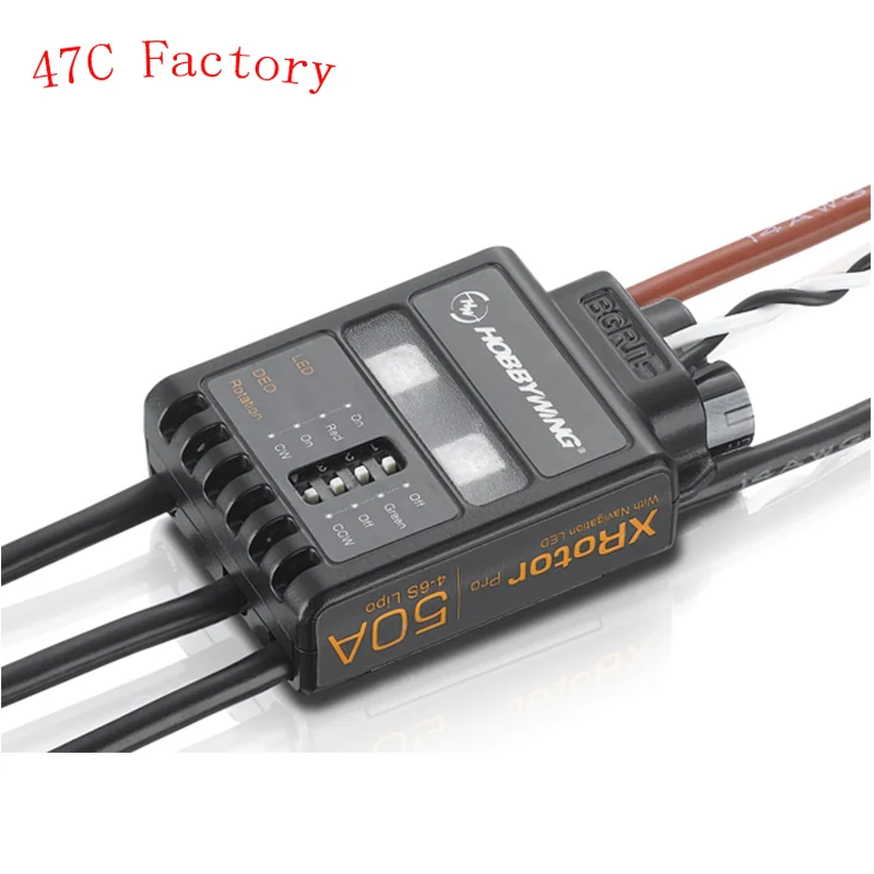 

HobbyWing 4-6s Platinum Pro 50A V3 X Rotor Brushless ESC Electronic Speed Controller For RC Drone
