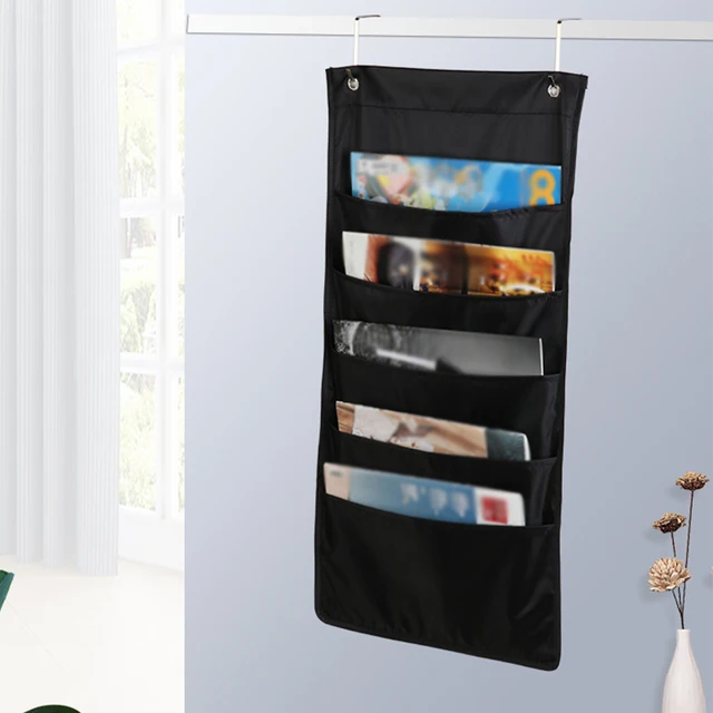 Dokumentum Függő Tároló Táska Oxford Ruhás Zsebtáblázat Fájl Összecsukható Tartó Lépcsőzetes Szövet Szervező Irodához - Image 3