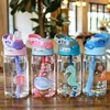 Kids Water Sippy Cup Creative Cartoon Baby Feeding Cups with Straws Leakproof Water Bottles Outdoor Portable Children's Cups 6