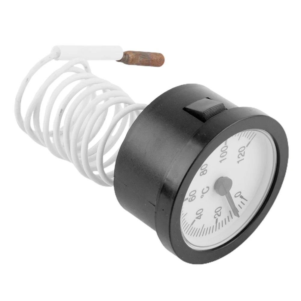 

High Quality Thermometer Dial Thermometer 0-120°C Capillary Gauge High Accuracy Instruments Tools Temperature Meter