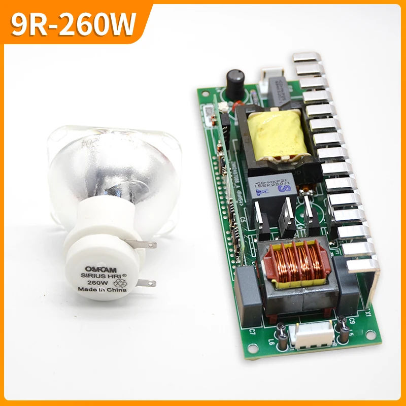 Best Sellers Moving Head Beam Lamp Bulb 9R 260W ballast / power supply