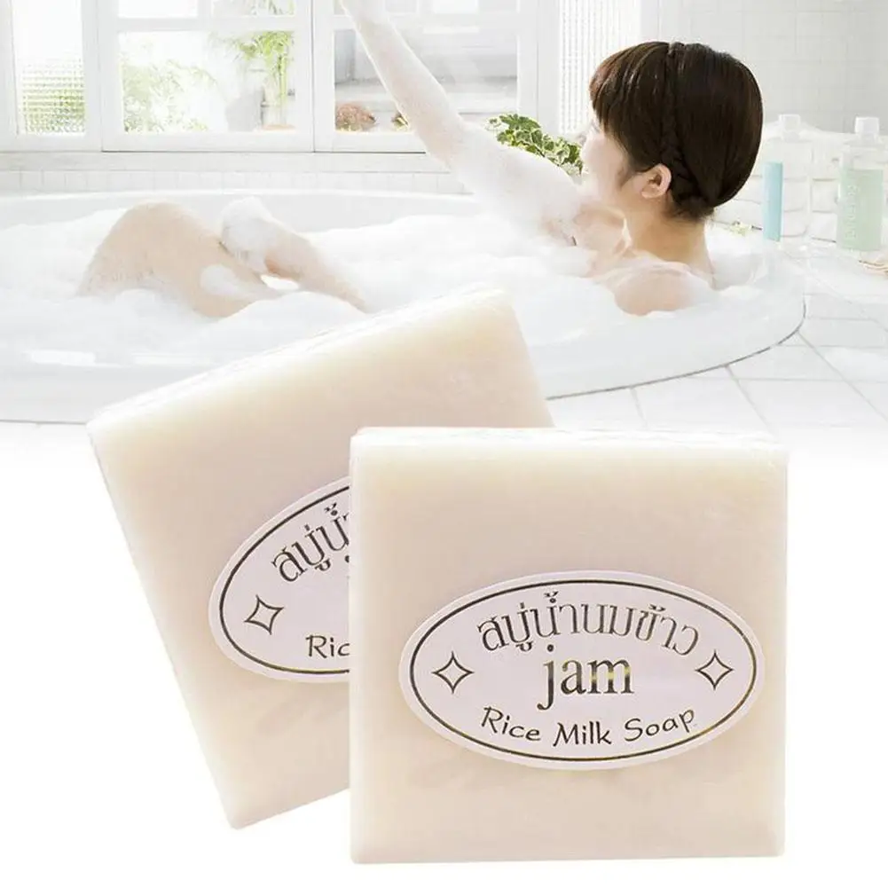 Thailand Rice Soap Handmade Bath Facial Skin Care 12pcs 65g