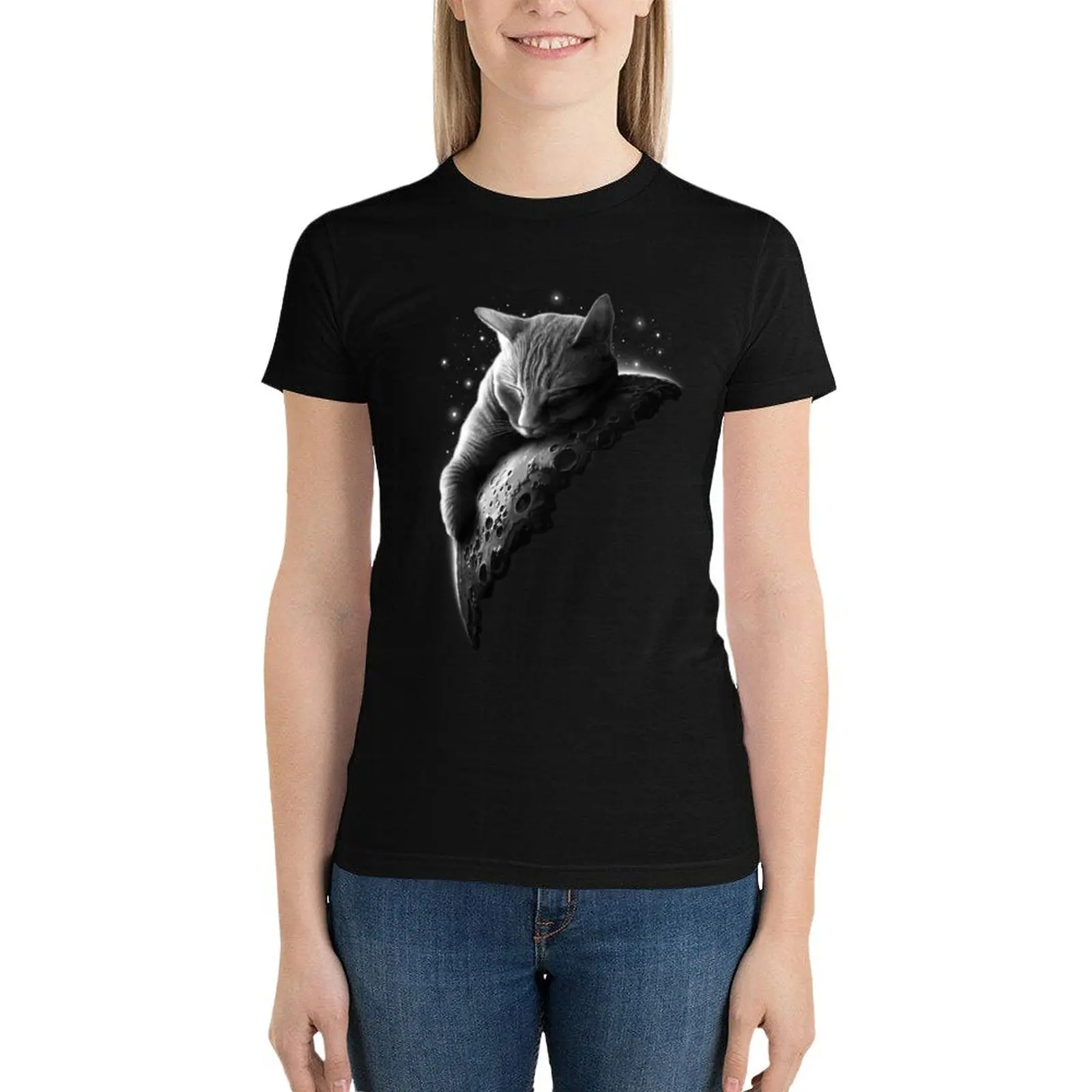 

MOONCAT T-Shirt plus size tops female shirts graphic tees t shirts for Women