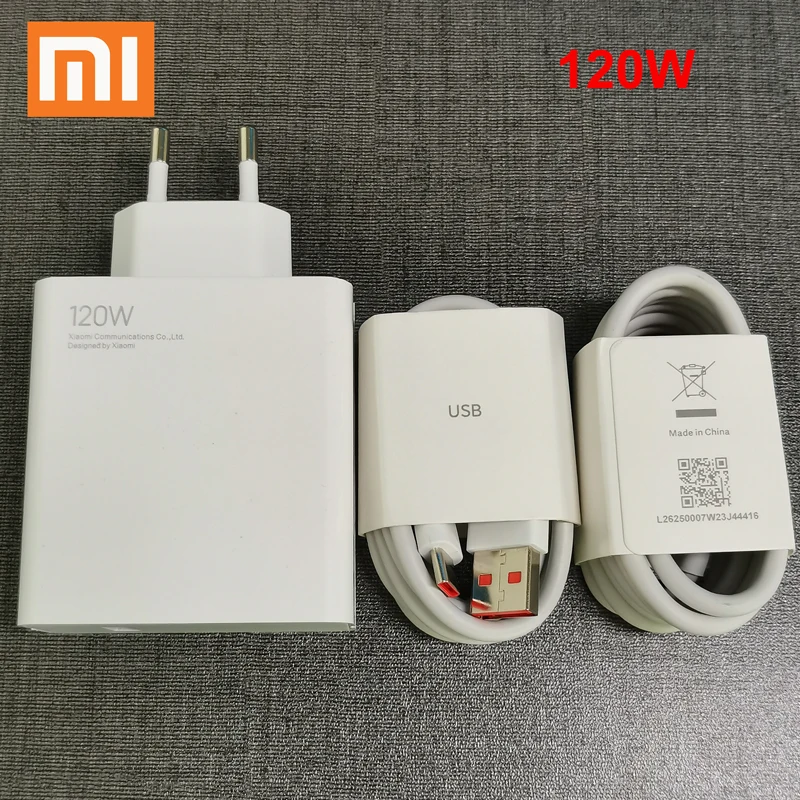 Xiaomi 67W Quick Wall Charger Adapter USB-C Cable Redmi Note 10/11/12Pro  K50 K60