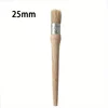 1pc Round Bristle Chalk Oil Paint Painting Wax Wooden Handle Brush Artist 5