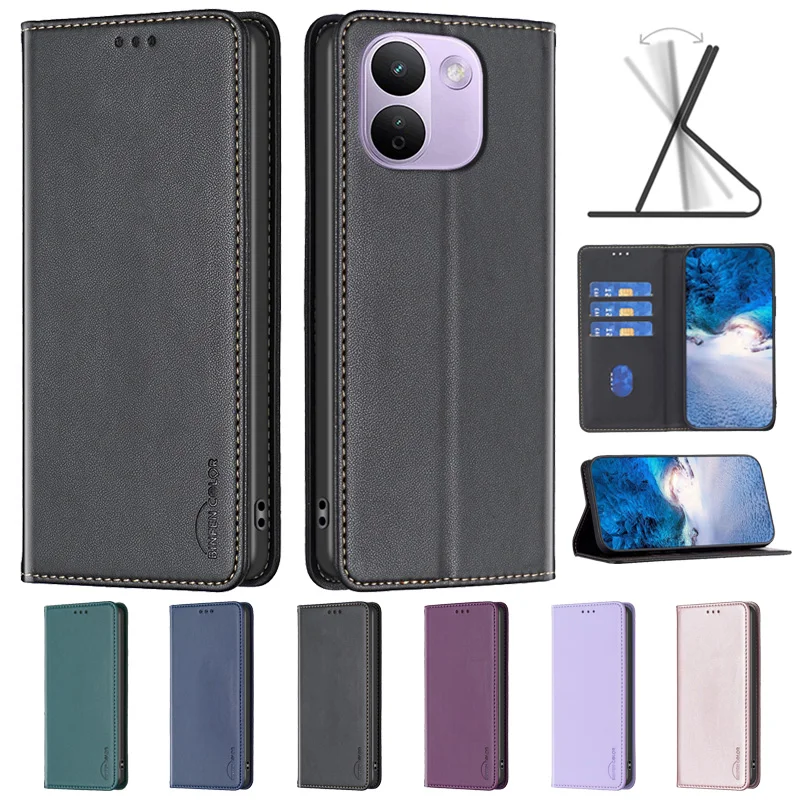 Magnetic Flip Leather Case Cover