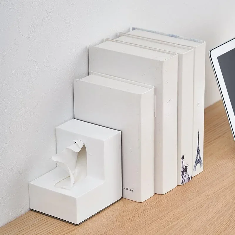 1Pcs Tissue Box Wohnzimmer Kreative Hause Papier Box Einfache Schlafzimmer Wohnzimmer Tee Tisch Desktop Dekoration Tissue Lagerung – Detail 7