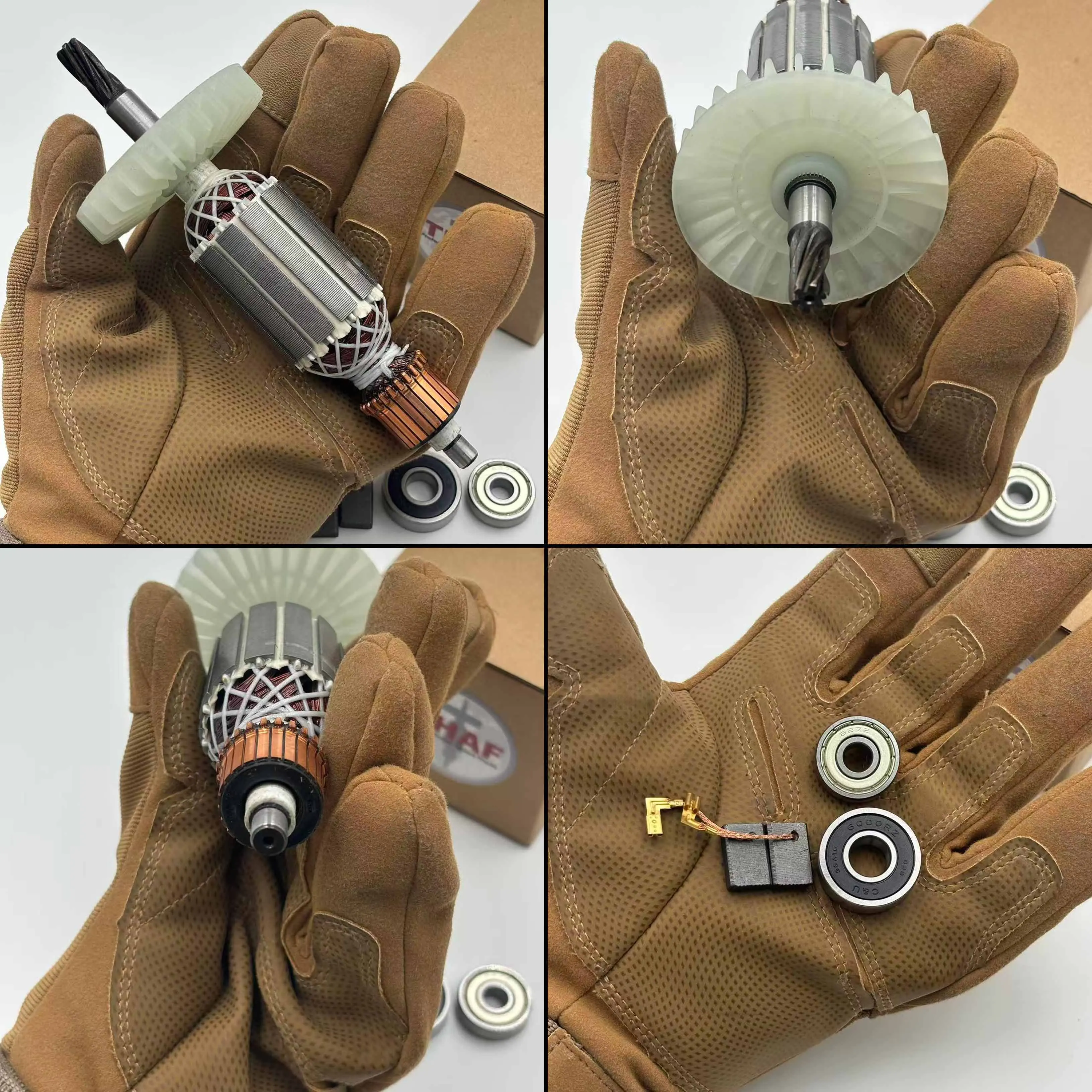 AC 220V 240V HR2460 HR2470 Armature Rotor Stator Field For MAKITA Hammer Drill Spare Parts Rotary Hammer Breaker 518