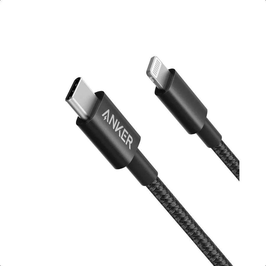 Nylon USB C to Lightning Cable MFi Certified 6FT