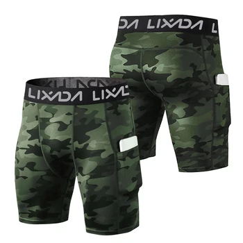 Lixada 3 Pack Men Sports Shorts L Size Active Workout Underwear with Pocket 2