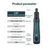 High Speed Cordless Electric Grinder Drill Set 3.6V Mini Powerful Engraving Pen Rechargeable Battery Electric Rotary Carve Tool 6