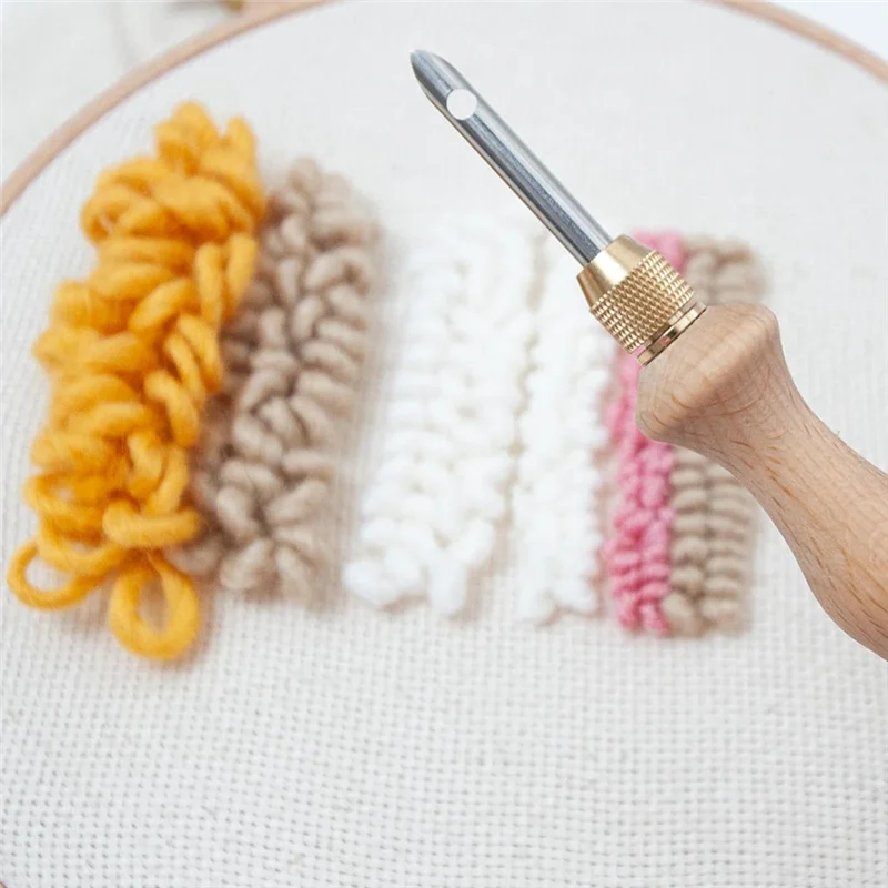 A96K-Punch Needle Needle Punch Tool,Rug Punch With Simple To Use,For Embroidery Rug DIY Handmade Art Crafts