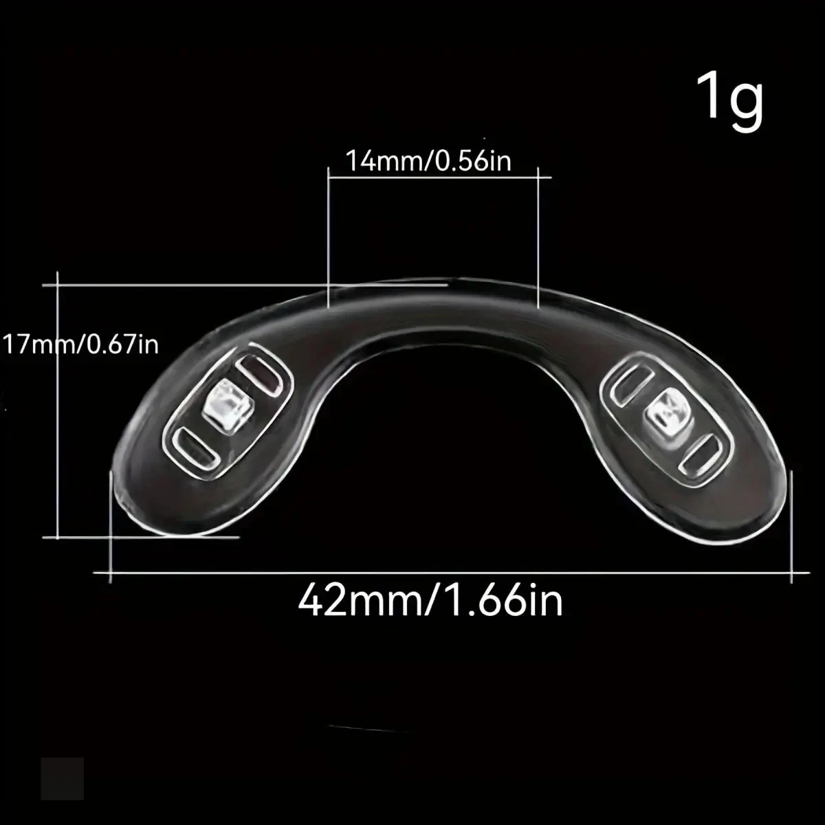 Plaquettes Nasales Silicone Ultra-doux 1/2/4 PCS - Antidérapantes Confort