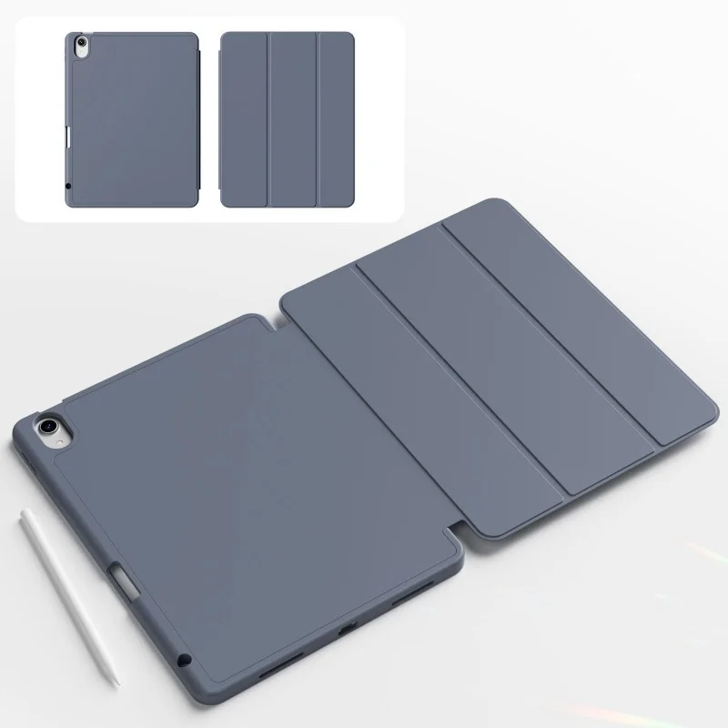 Magnetic Smart Tablet Cover with Pencil Holder and Auto Wake & Sleep Function