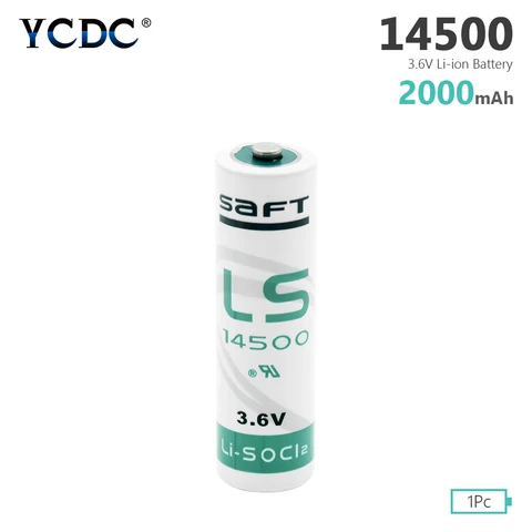 LS14500 ER14505 14500 TL5104 AA 2400mAh Lithium Li Ion Battery For PLC Spare Equipment Meter Primary Dry Battery