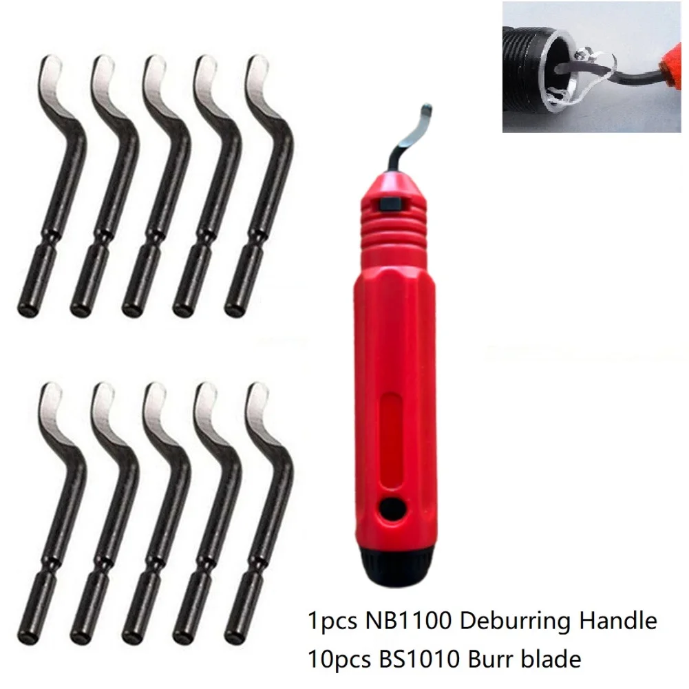 RB1000 Handle Burr Deburring Remover Cutting Tool With 10pcs Rotary