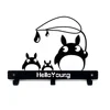 1pc Cute Totoro baby keychain wall-mounted coat rack keychain key hanger towel rack One Piece Cute Totoro Baby 3