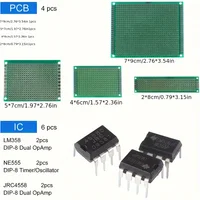 1900pcs Mega Electronic Component Kit including Assortment + Capacitors + Resistors + LED + Transistors + DC Jacks + PCB +opamp - Image 3