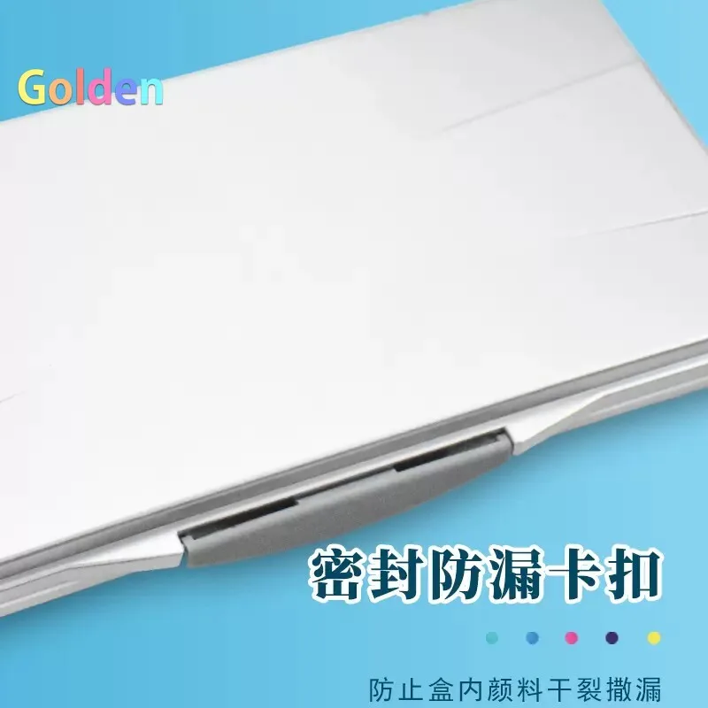 아티스트 팔레트 - 단기 페인트 보관을 위한 수분 잠금 기능이 있는 휴대용 페인트 혼합 상자 - 야외 스케치에 이상적