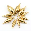 Brass Sinker Fishing Tackle Accessories Anti-Corrision 360 Degree Rotation Two Swivels Copper Weight Down Sinker Incline Surface 2