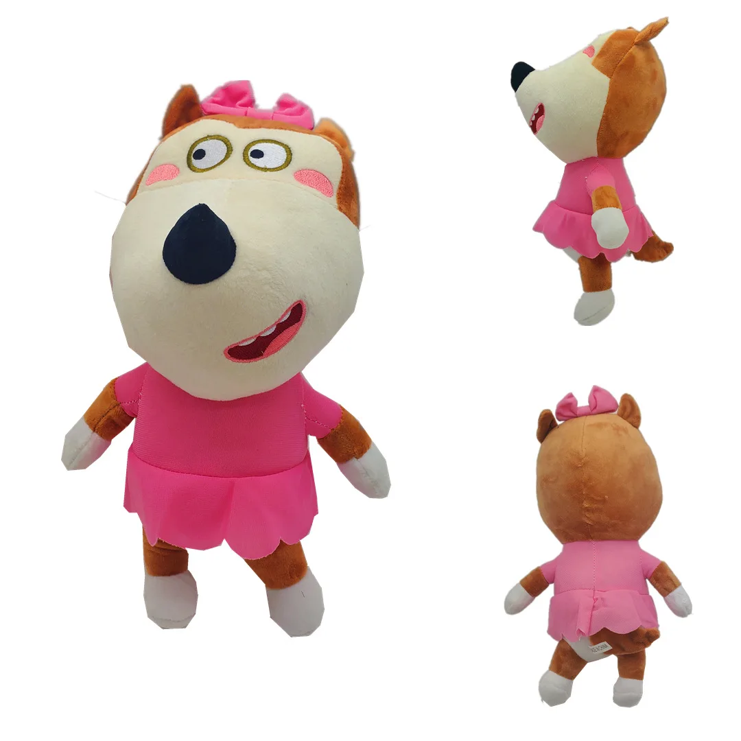 

30cm Wolfoo Plush Toys Cute Soft Animal Stuffed Plushes Wolfoo Lucy English Cartoon Dolls for Kids Birthday Xmas Gift