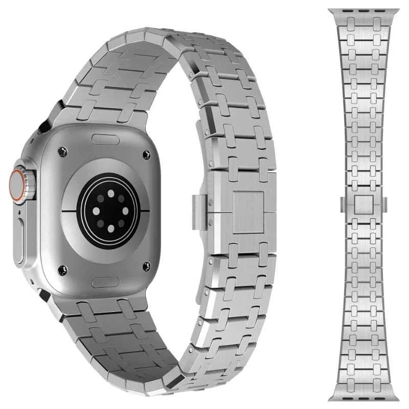 Metal Strap for Apple Watch Ultra2 Band 49mm 9 8 7 45mm Modified Stainless Steel Bracelet Wristband for 6 5 4 SE2 44mm 42mm Belt