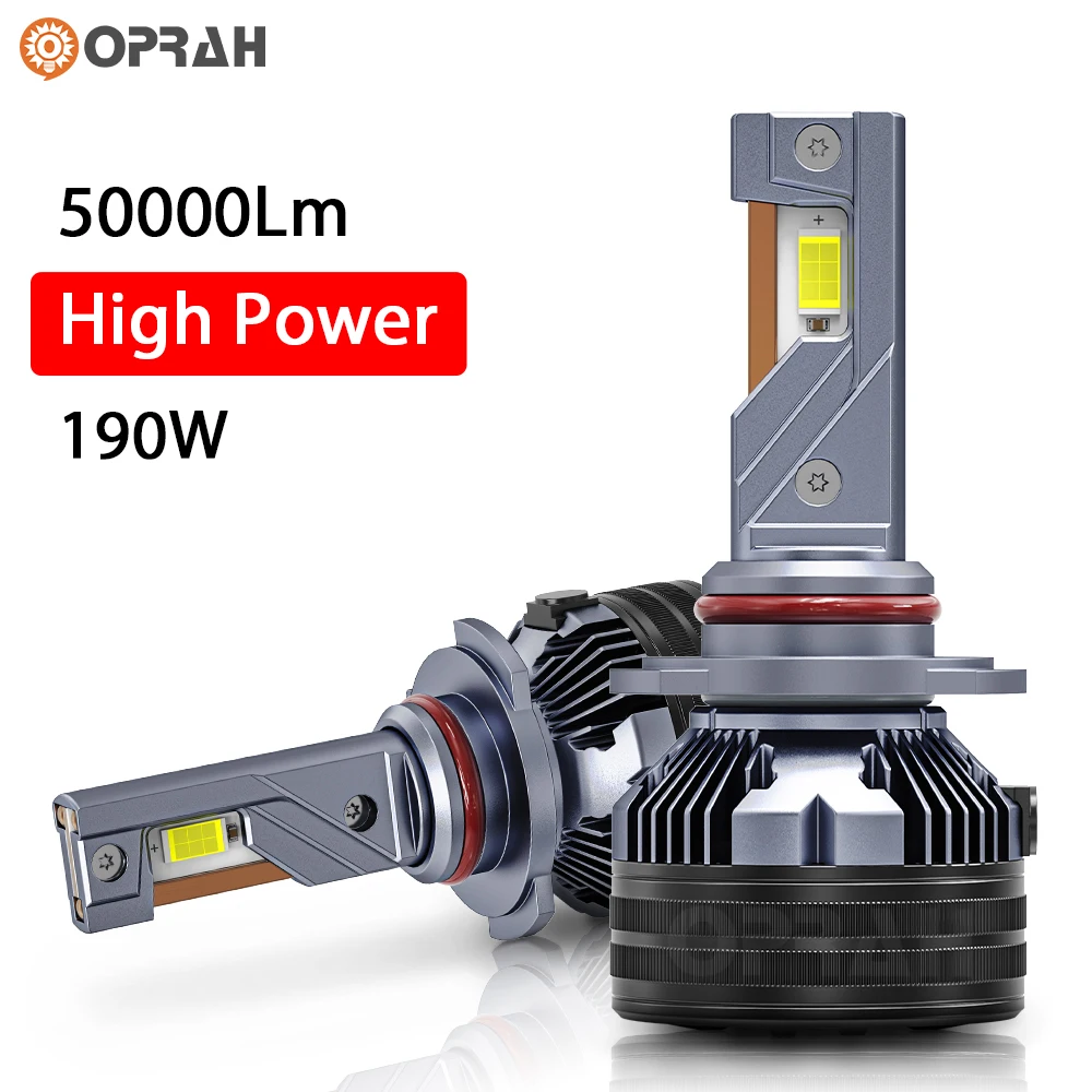 

190W 50000LM Car LED Headlight Bulb H4 H7 H1 H11 9005 9006 HB3 HB4 Canbus For Vehicle Accessories Replace Light Kit Fog Lamp 12V