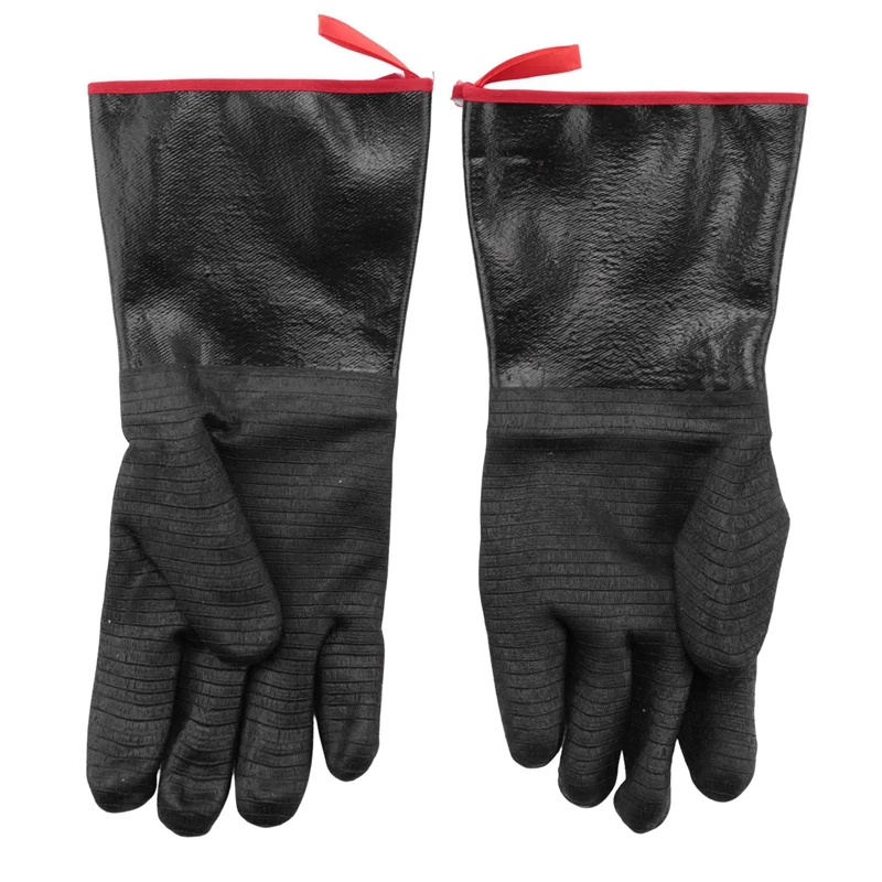 

BBQ Gloves - Grill, Cooking Barbecue Gloves, For Handling Heat Food Right On Your Fryer, Grill Or Oven. Waterproof, Heat Resista