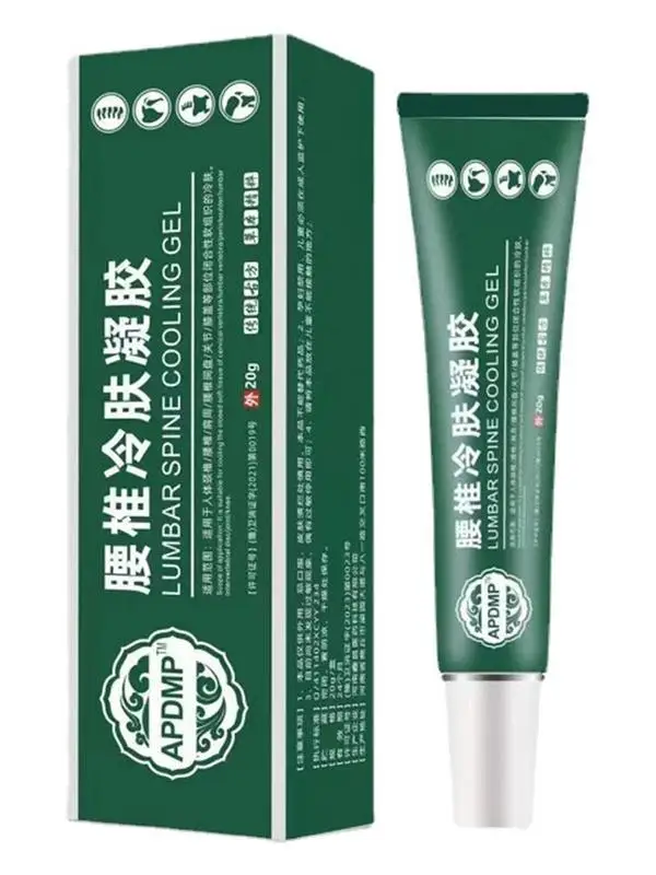 Shoulder Pain Spine Pain Ointment Joint Pain Lumbar Pain Green Gel 20g Bruises Cold Compress Gel The New Lumbar Cooling Gel 1