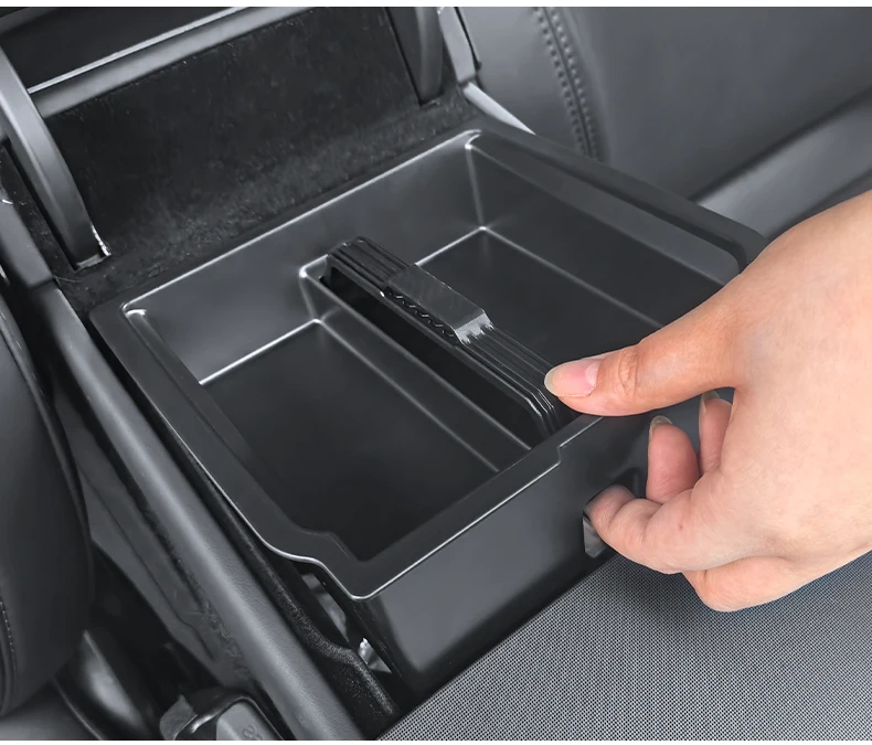 For Tesla New Model Y 2025 2026 Launch Juniper Model Y L Center Console Armrest Upper&Lower Storage Box Water Cup Mat Organizer