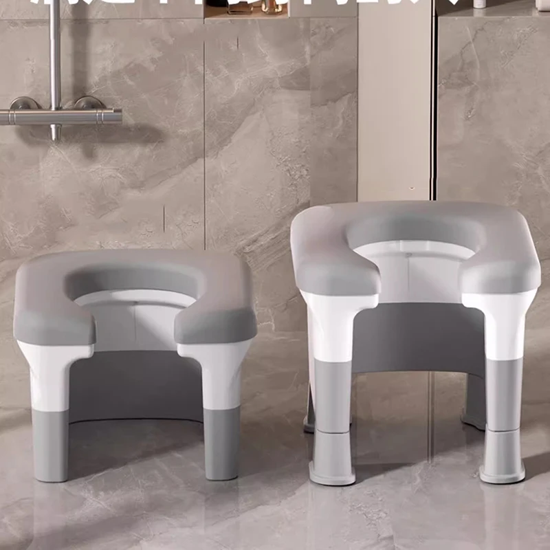 Space Saving Bathroom Chair Shower Nordic Designer Portable Stool Cute Small Sauna Elderly Squat Tabouret Postmodern Furniture
