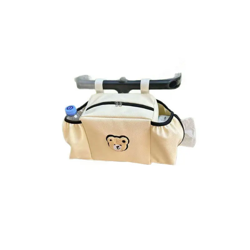 Nuova Borsa Multifunzionale per Passeggino, Leggera e Pratica, per Organizzare gli Accessori del Bambino - immagine 5