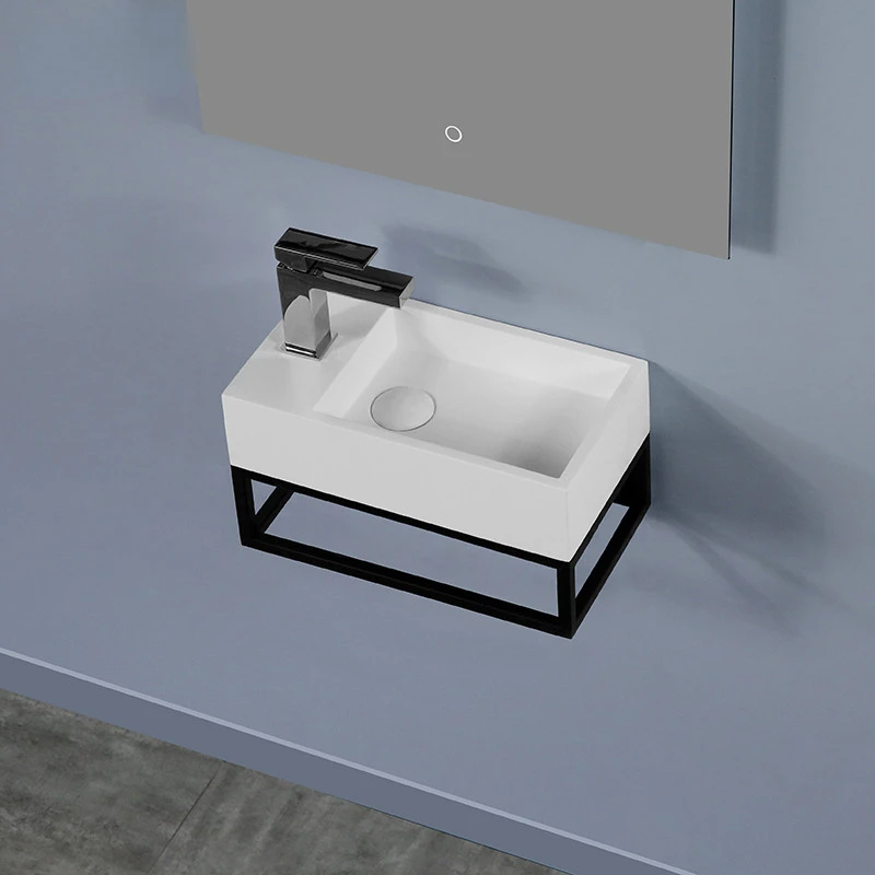 

Modern Luxury Sanitary Ware Solid Surface Stone Bathroom Wash Hand Lavabo Vessel Basin
