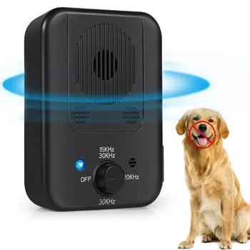 Ultrasonic Barking Stop Device Dog Bark Deterrents Trainer Dog Driveranti Barking Intelligent Pet accessories 1