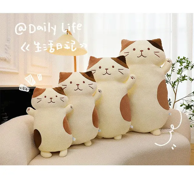 Decoracion Habitacion Linda Muu00f1eca De Gatos De Peluche Suave