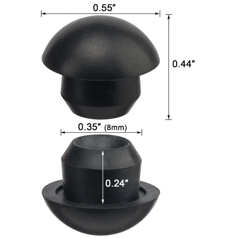 2 Stück Vollreifen Radnaben kappe Gummis topfen für Xiaomi M365 Pro 1s Mi3 Elektro roller/Ninebot Max G30 G30D G30LP Rad teile – Detail 7