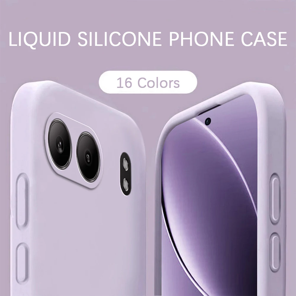 Soft Silicone Phone Case with Lens Protection and Candy Color Design