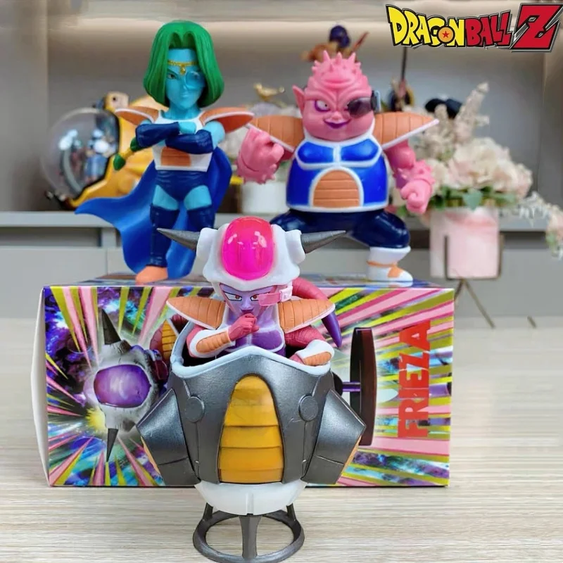 15Cm Dragon Ball Figures Cooler Frieza First Second Three Form Figures Mini Q Version Freezer Coora Desktop Decoration Toy